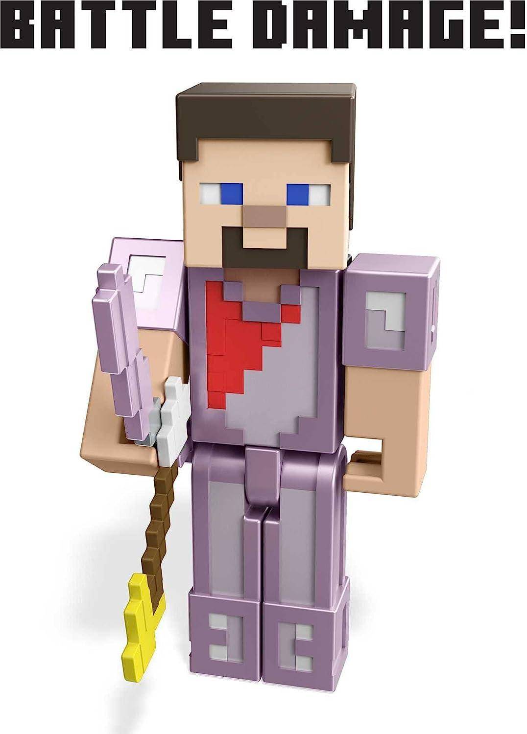 Minecraft - Enderdrache mit Steve Figur - 55 cm