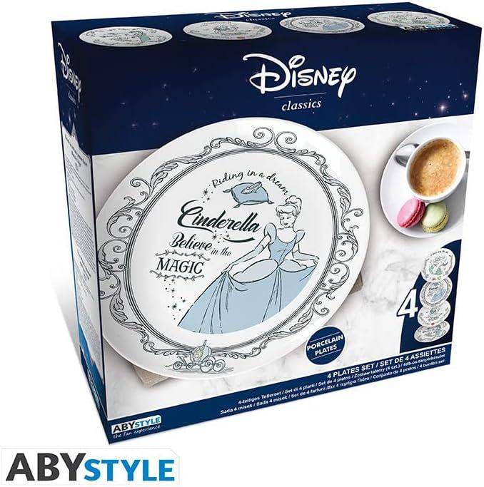 Disney - Teller 4er-Set Prinzessinnen