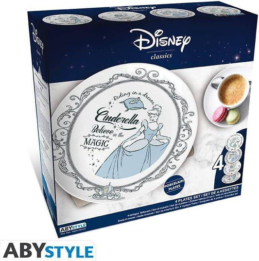 Disney - Teller 4er-Set Prinzessinnen