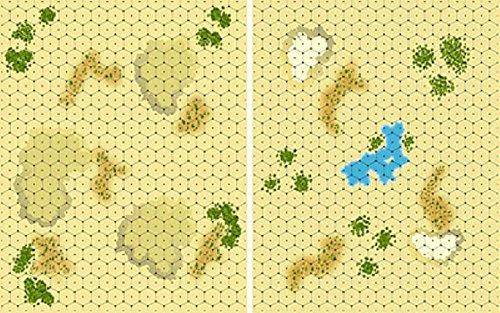 Heavy Gear Desert Hex Maps (Gebraucht)
