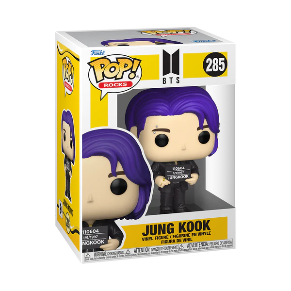 BTS - POP! Rocks Vinyl Figur Jung Kook 9 cm - 285
