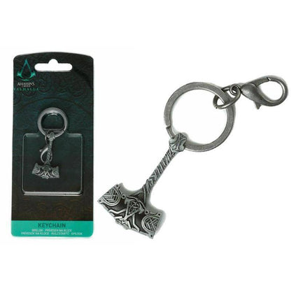Assassin's Creed Valhalla - Metall Schlüsselanhänger Thors Hammer