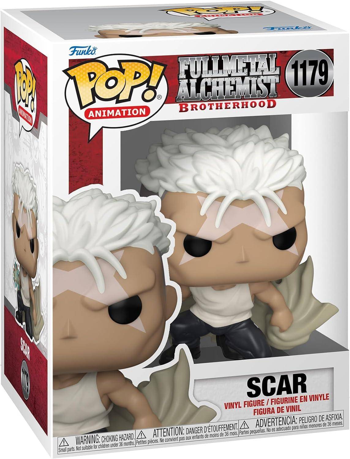 Fullmetal Alchemist: Brotherhood - POP! Animation Vinyl Figur Scar 9 cm - 1179