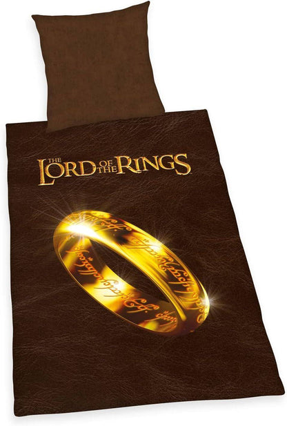 Der Herr der Ringe - Bettwäsche Set Der Ring - 135 x 200 cm / 80 x 80 cm