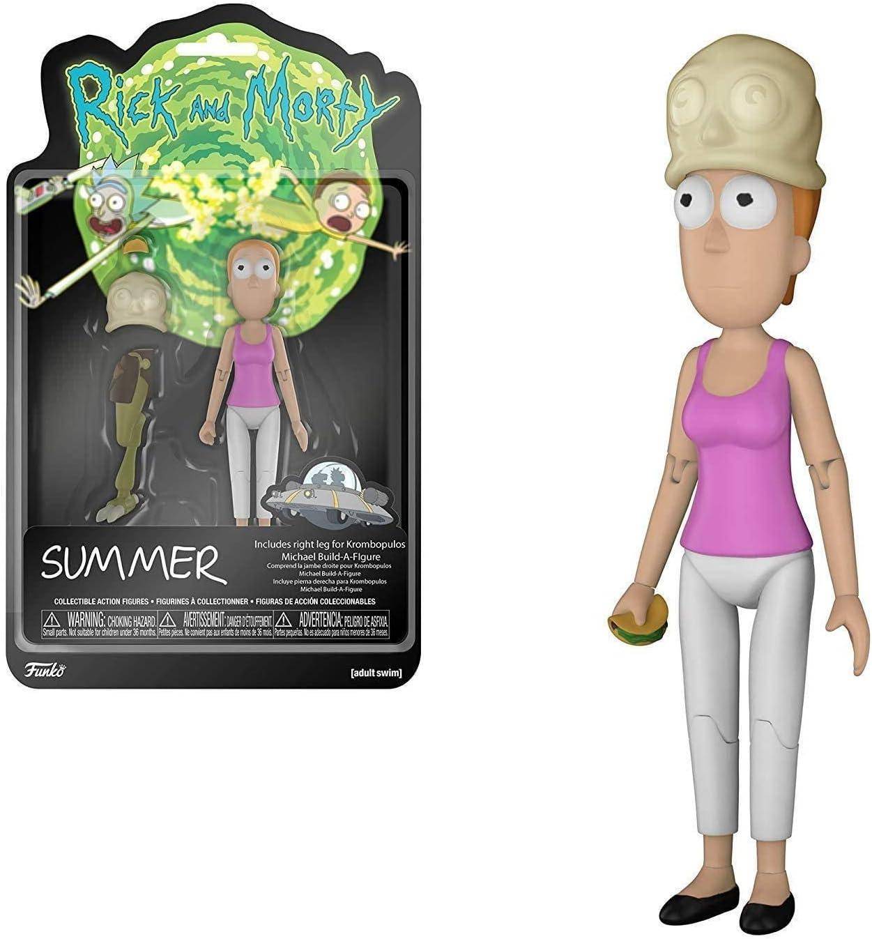 Rick & Morty - Actionfigur Summer mit Hut - 13 cm