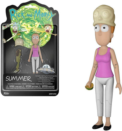 Rick & Morty - Actionfigur Summer mit Hut - 13 cm