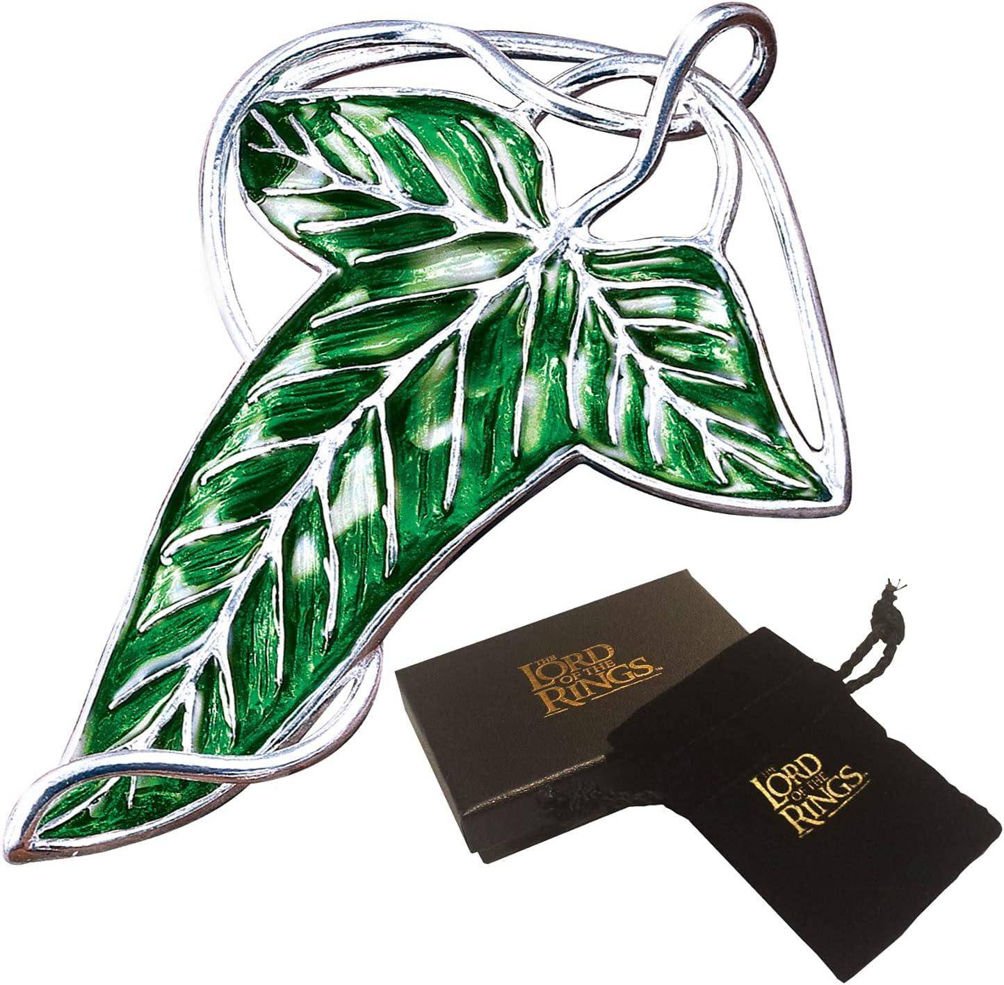 Der Herr der Ringe - Brosche Elbisches Blatt - 7 cm