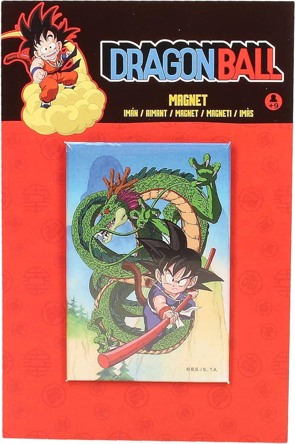 Dragon Ball - Magnet Shenlong und Goku - 5,4 x 7,8 mm