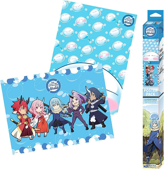 Meine Wiedergeburt als Schleim in einer anderen Welt - Poster Set Chibi Charaktere - 52 x 38 cm