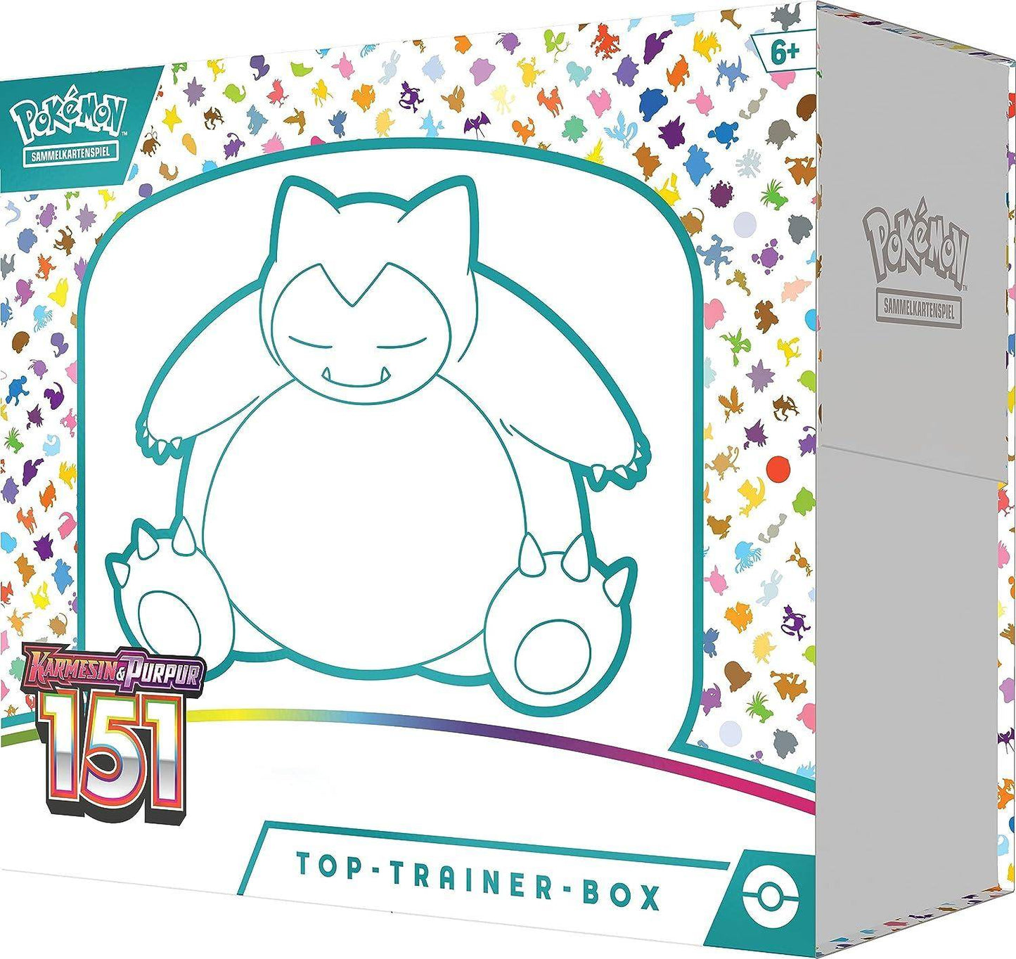 Pokemon TCG Karmesin & Purpur 151 Top Trainer Box DE