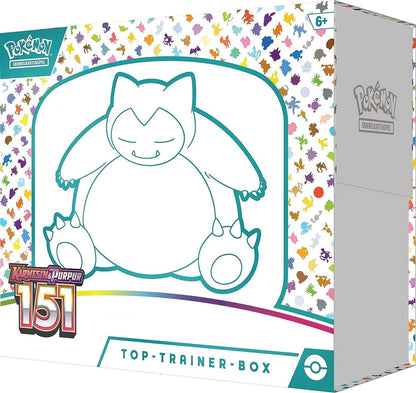 Pokemon TCG Karmesin & Purpur 151 Top Trainer Box DE