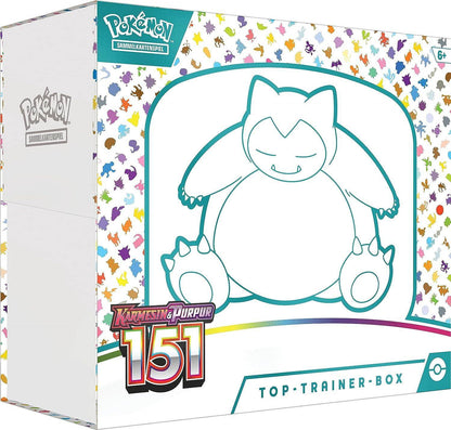 Pokemon TCG Karmesin & Purpur 151 Top Trainer Box DE