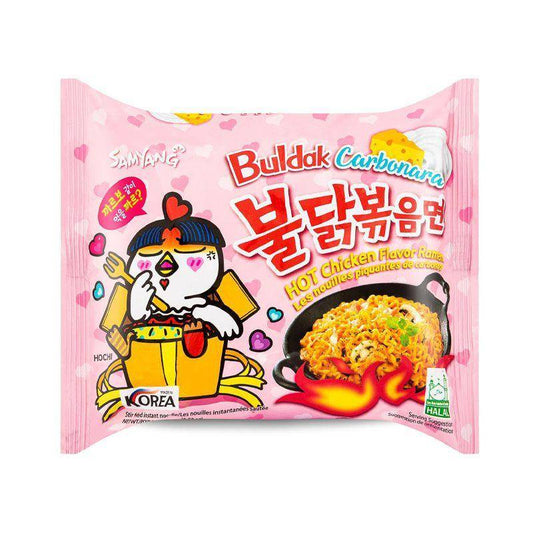 SamYang Carbonara Instant Nudeln Super Hot Chicken - Ramen, 130g