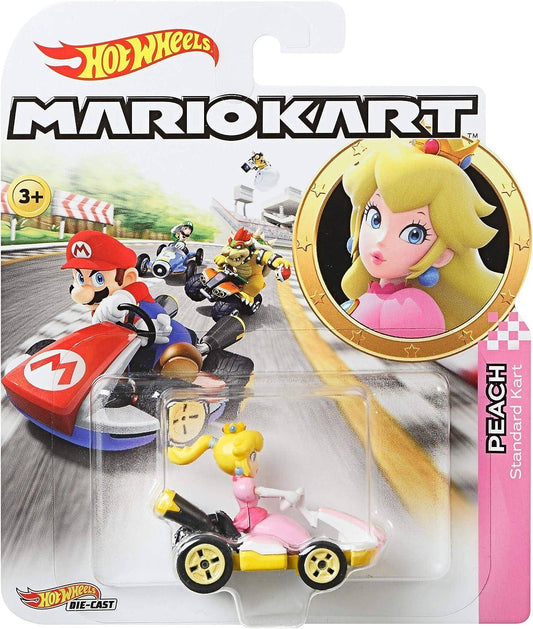 Mario Kart - Hot Wheels Diecast Modellauto 1/64 Princess Peach 8 cm