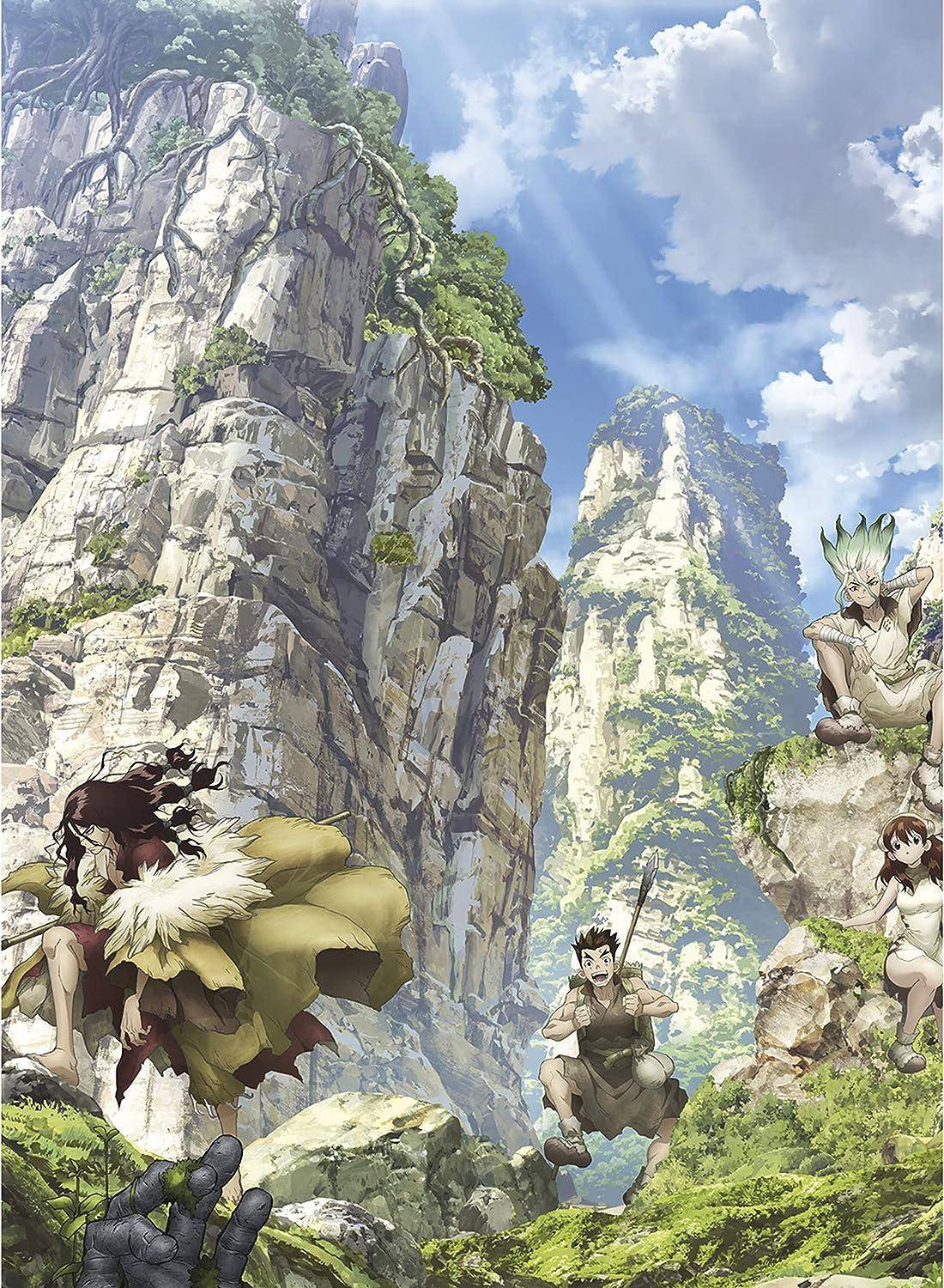 Dr. Stone - Poster Set Chibi & Landschaft - 52 x 38 cm