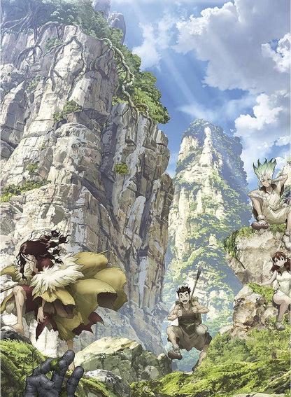 Dr. Stone - Poster Set Chibi & Landschaft - 52 x 38 cm