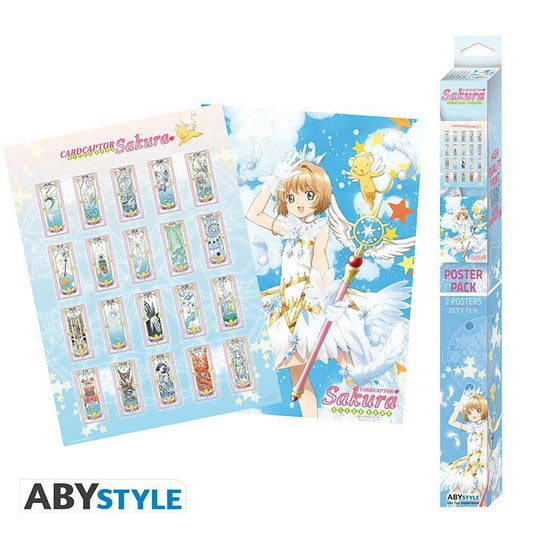 Cardcaptor Sakura - Poster Doppelpack Sakura & Karten - 52 x 38 cm