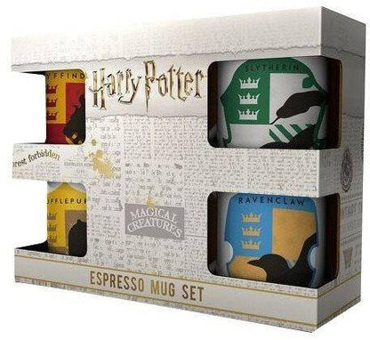 Harry Potter - Tassen Set Hogwarts Häuser - 150 ml