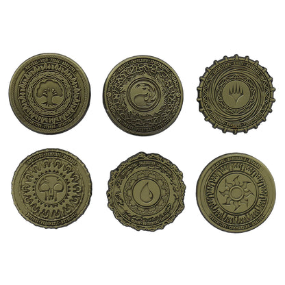 Magic: The Gathering - Metall Anstecker Set Mana Symbole Limited Edition
