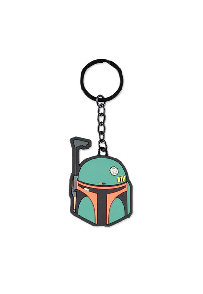 Star Wars: The Mandalorian - PVC Schlüsselanhänger Helm Boba Fett