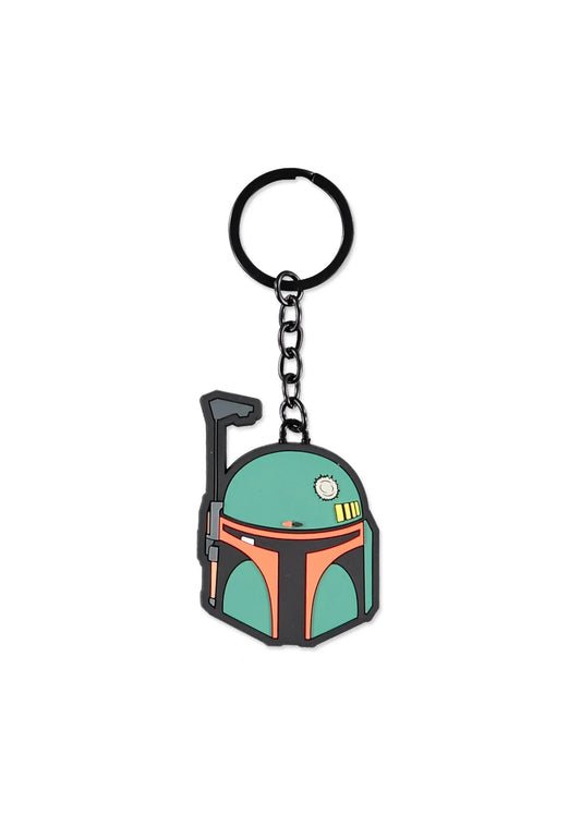 Star Wars: The Mandalorian - PVC Schlüsselanhänger Helm Boba Fett