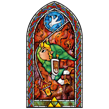 The Legend of Zelda - Puzzle & Poster Link Buntglas (360 Teile)