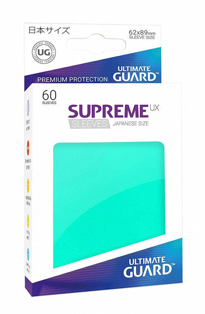 Ultimate Guard - Kartenhüllen Supreme UX Japanische Größe - Türkis (60)