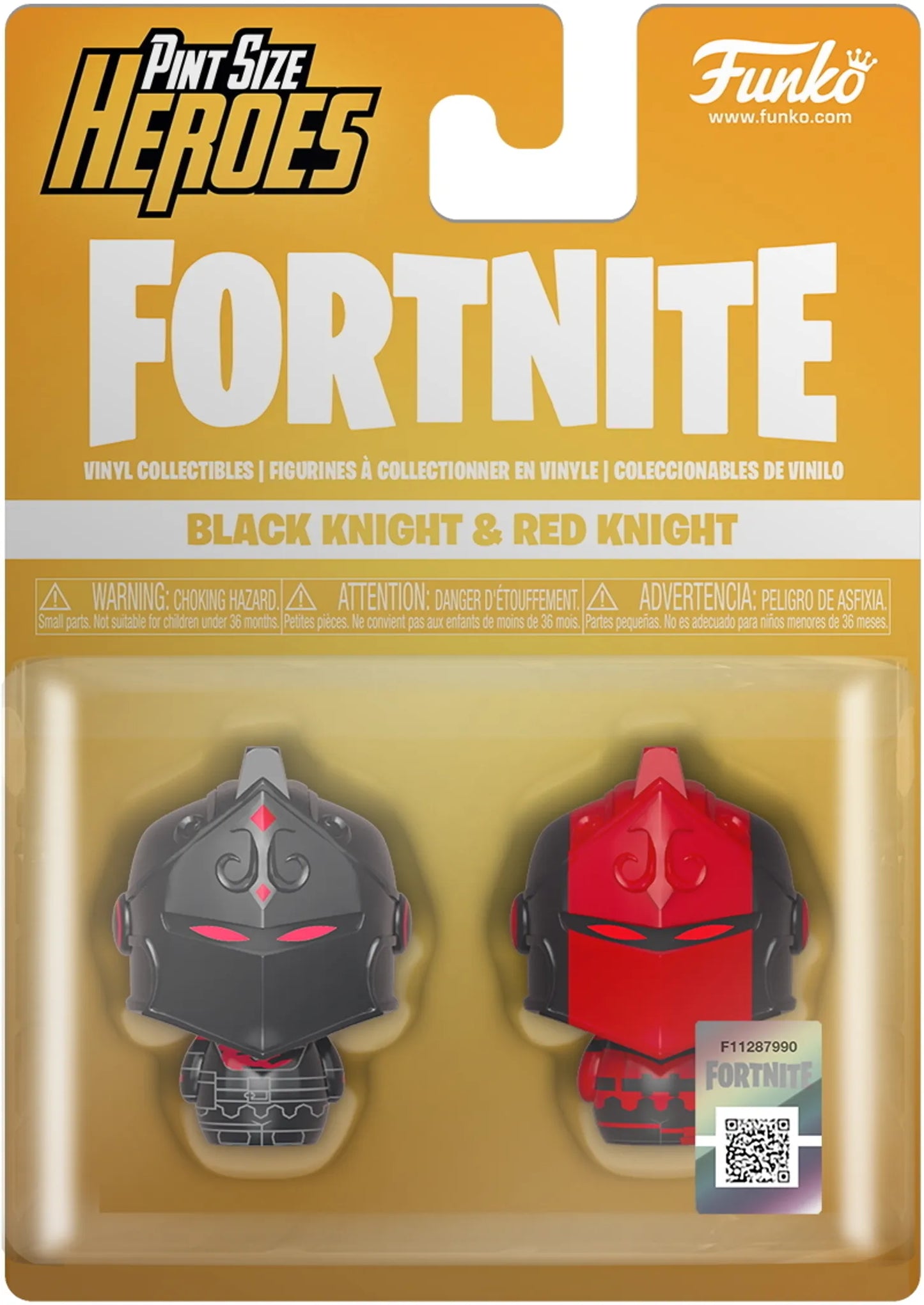 Fortnite - Pint Size Heroes Minifiguren Set Black Knight & Red Knight - 6 cm