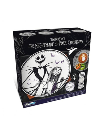 Nightmare Before Christmas -  Teller 4er-Set Charaktere