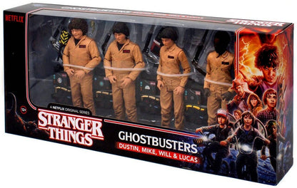 Stranger Things Actionfiguren 4er-Pack Ghostbusters 15 cm