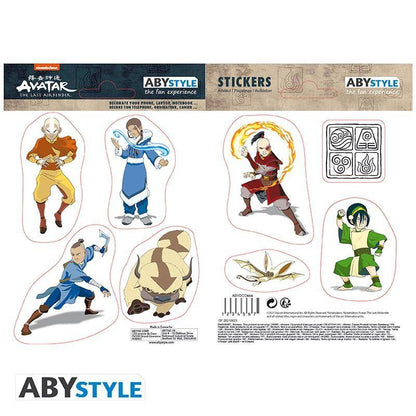 Avatar Der Herr Der Elemente - Sticker Gruppe