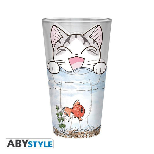 Kleine Katze Chi - Glas Aquarium - 400 ml