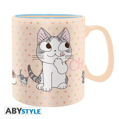 Kleine Katze Chi - Geschenkset Chi - Tasse, Schlüsselanhänger & Notizbuch