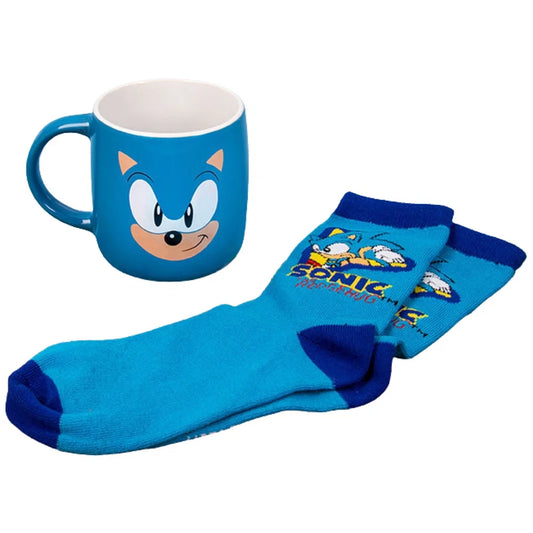 Sonic the Hedgehog - Geschenkset Sonic - Tasse & Socken