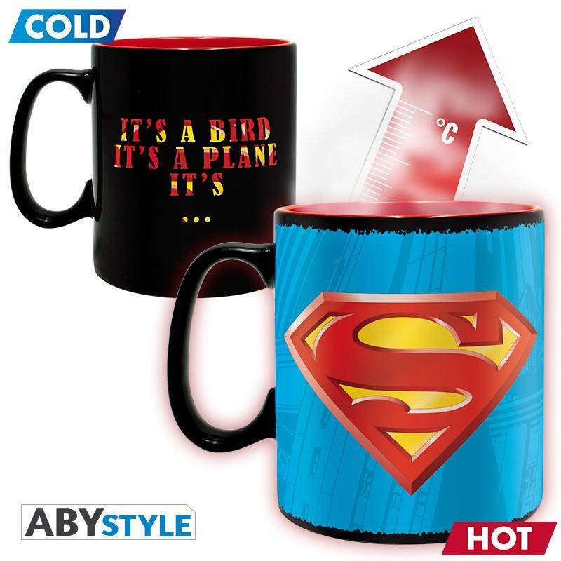 DC Comics - Wärmewechsel Tasse Superman Verwandlung - 460 ml
