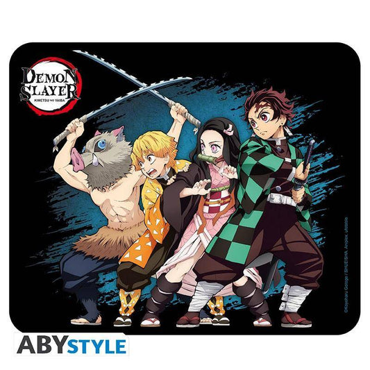 Demon Slayer - Mauspad Gruppe - 23,5 x 19,5 cm