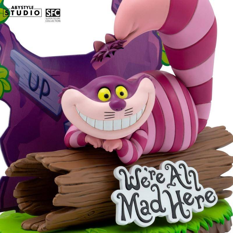 Disney - PVC Statue Alice im Wunderland Grinsekatze - 11 cm