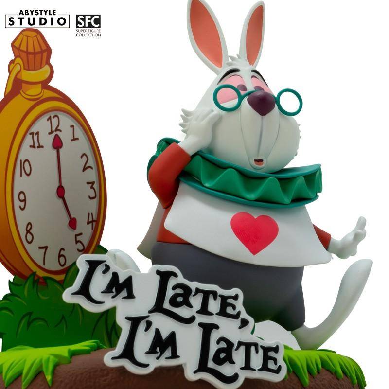 Disney - PVC Statue Alice im Wunderland Weißes Kaninchen - 10 cm