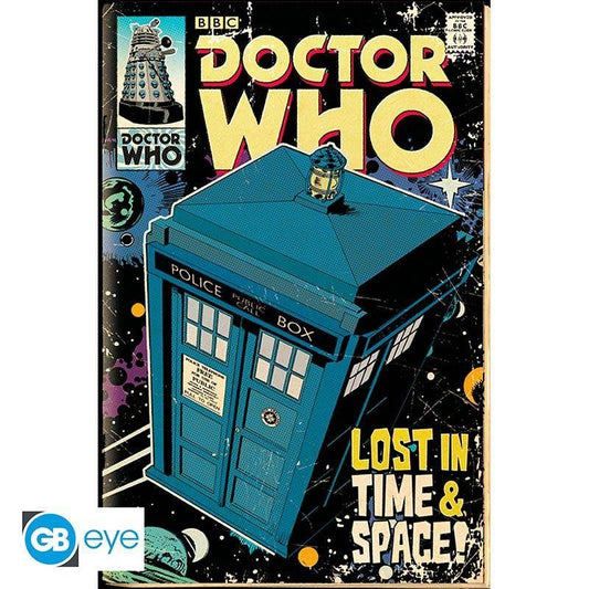 Doctor Who - Poster Tardis Comicstil - 91,5 x 61 cm