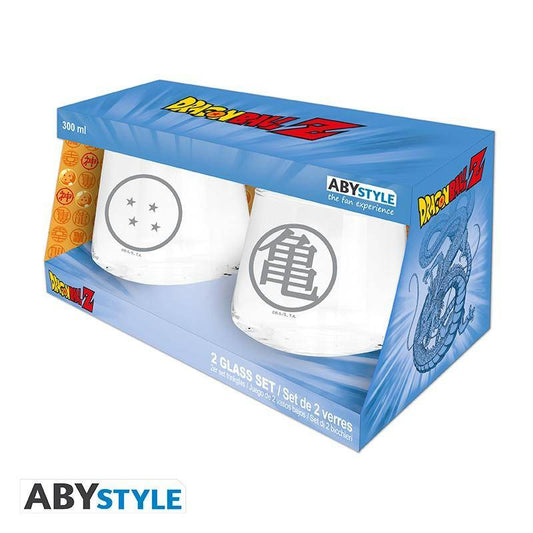 Dragon Ball - 2 Gläser-Set Kame & Dragon Ball - 300 ml
