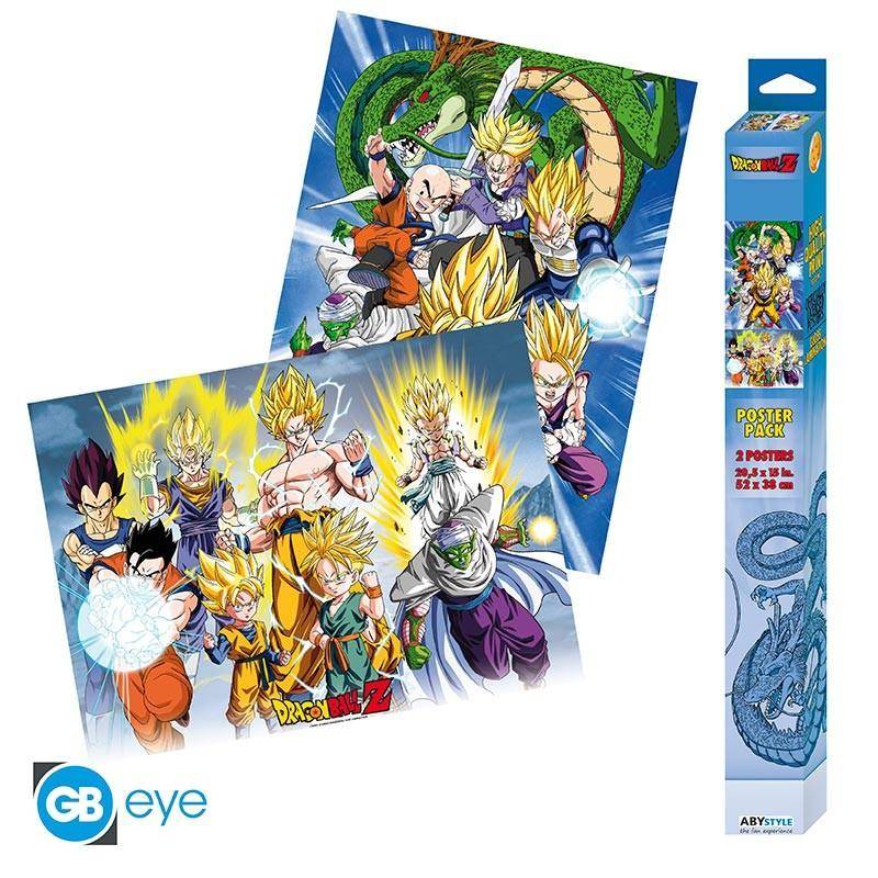 Dragon Ball Z - Poster Set Saiyajin - 52 x 38 cm