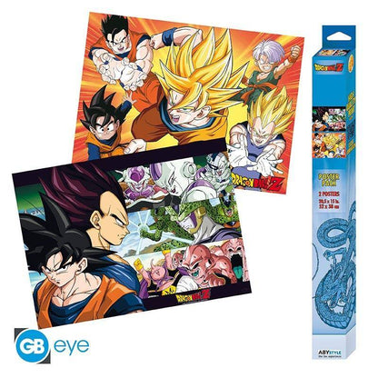 Dragon Ball Z- Poster Set Saiyajins - 52 x 38 cm