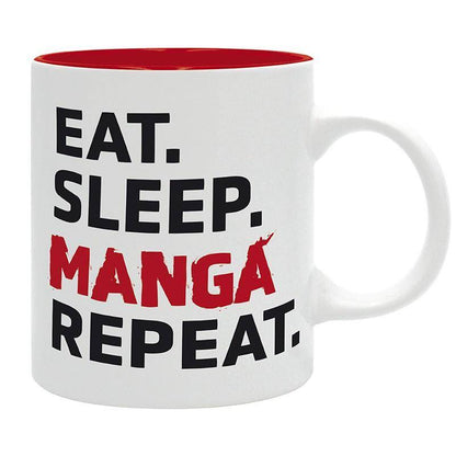 EAT SLEEP MANGA REPEAT - Tasse 320 ml - Asiatische Kunst