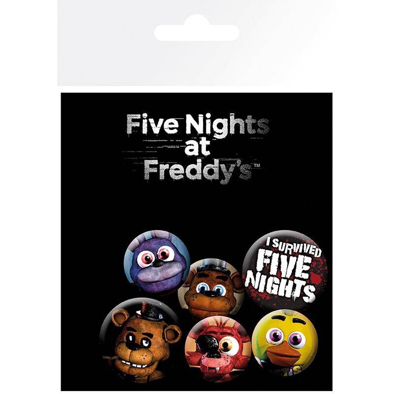 Five Nights at Freddy's - Anstecker Set Animatronics