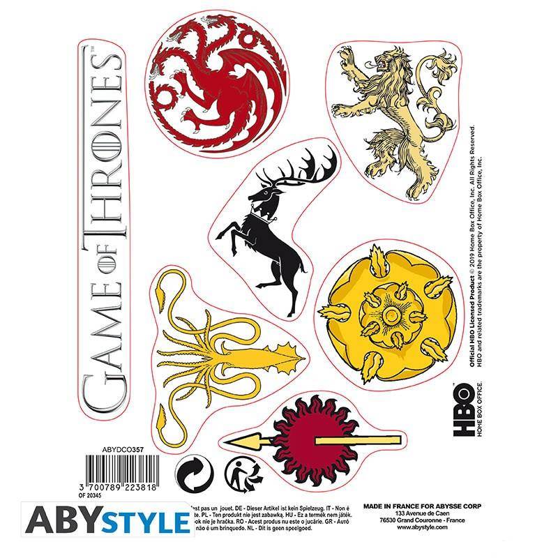 Game of Thrones - Sticker Häuser