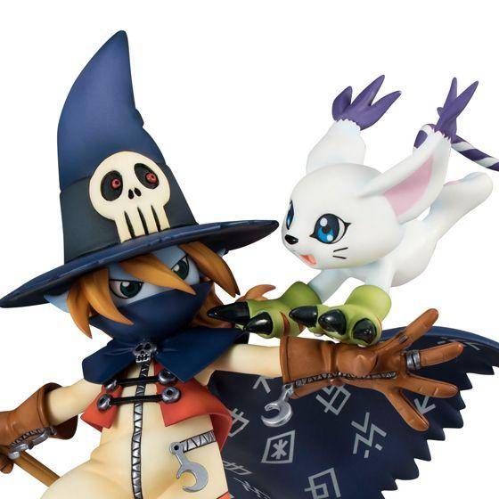 Digimon - PVC Statue Wizardmon & Gatomon - 15 cm