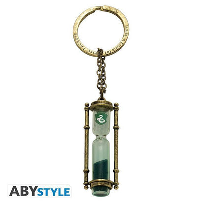 Harry Potter - 3D Schlüsselanhänger Slytherin Sanduhr