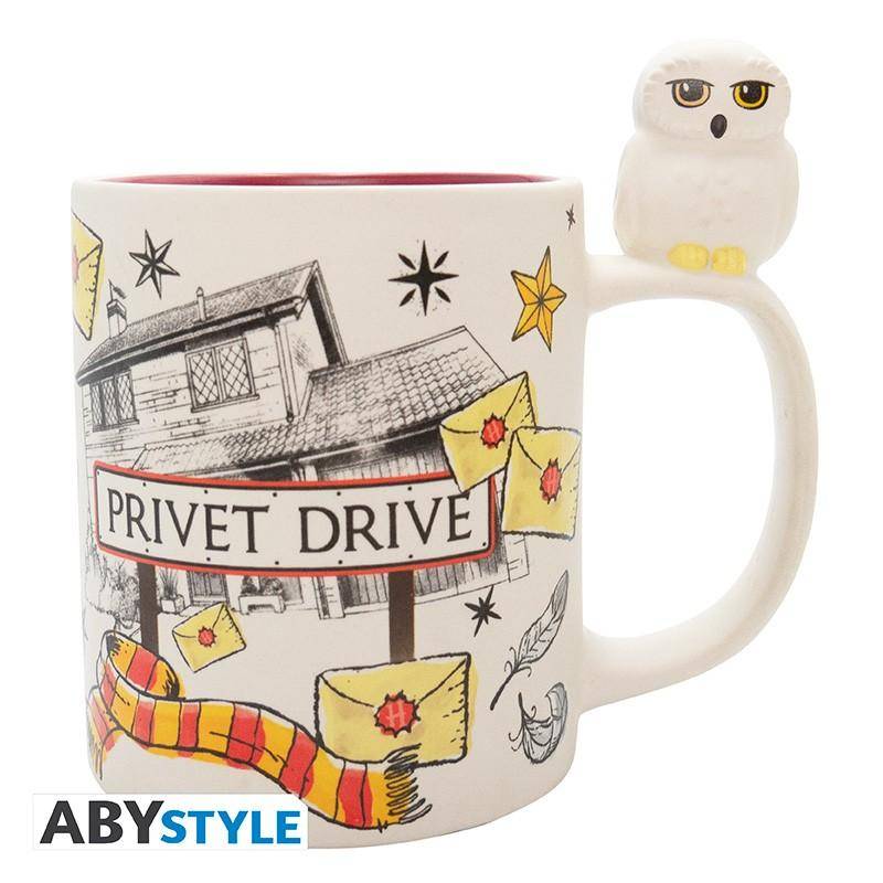 Harry Potter - 3D Tasse Hedwig & Ligusterweg - 460 ml