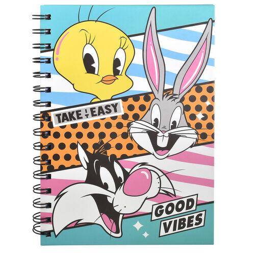 Looney Tunes - Ring Notizbuch Good Vibes - A5