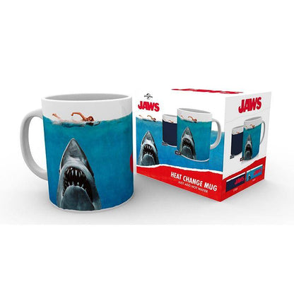 Der Weiße Hai - Wärmewechsel Tasse Gefahr im Meer - 320 ml